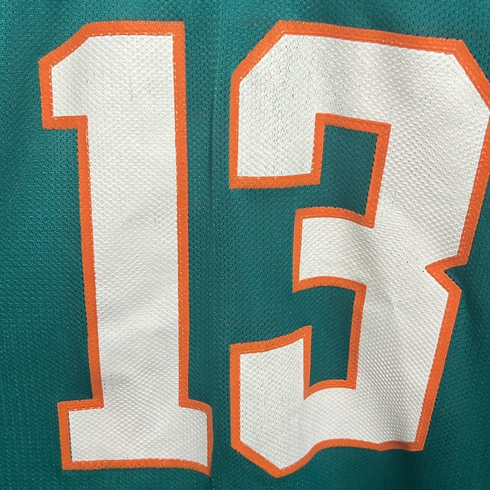 Vintage Reebok Size 54 Dan Marino Reversible Dolphins Jersey - Picture 14 of 16